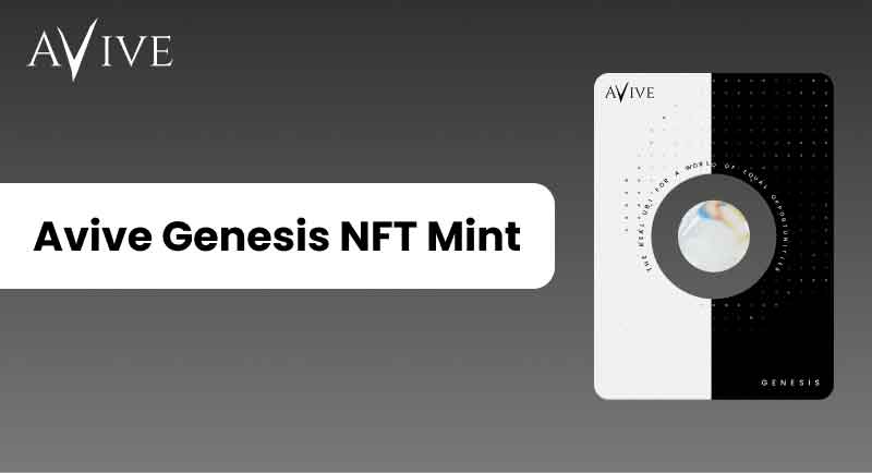 Avive创世NFT~Avive Genesis Mint NFT 即将到来