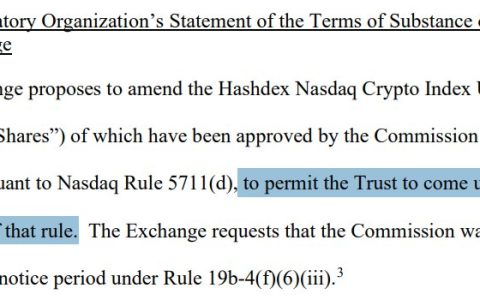 美SEC已根据其新通用标准批准Hashdex纳斯达克加密指数美国ETF
